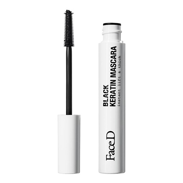 BLACK KERATIN MASCARA _ Instant lift and thick - Mascara , FACE D
